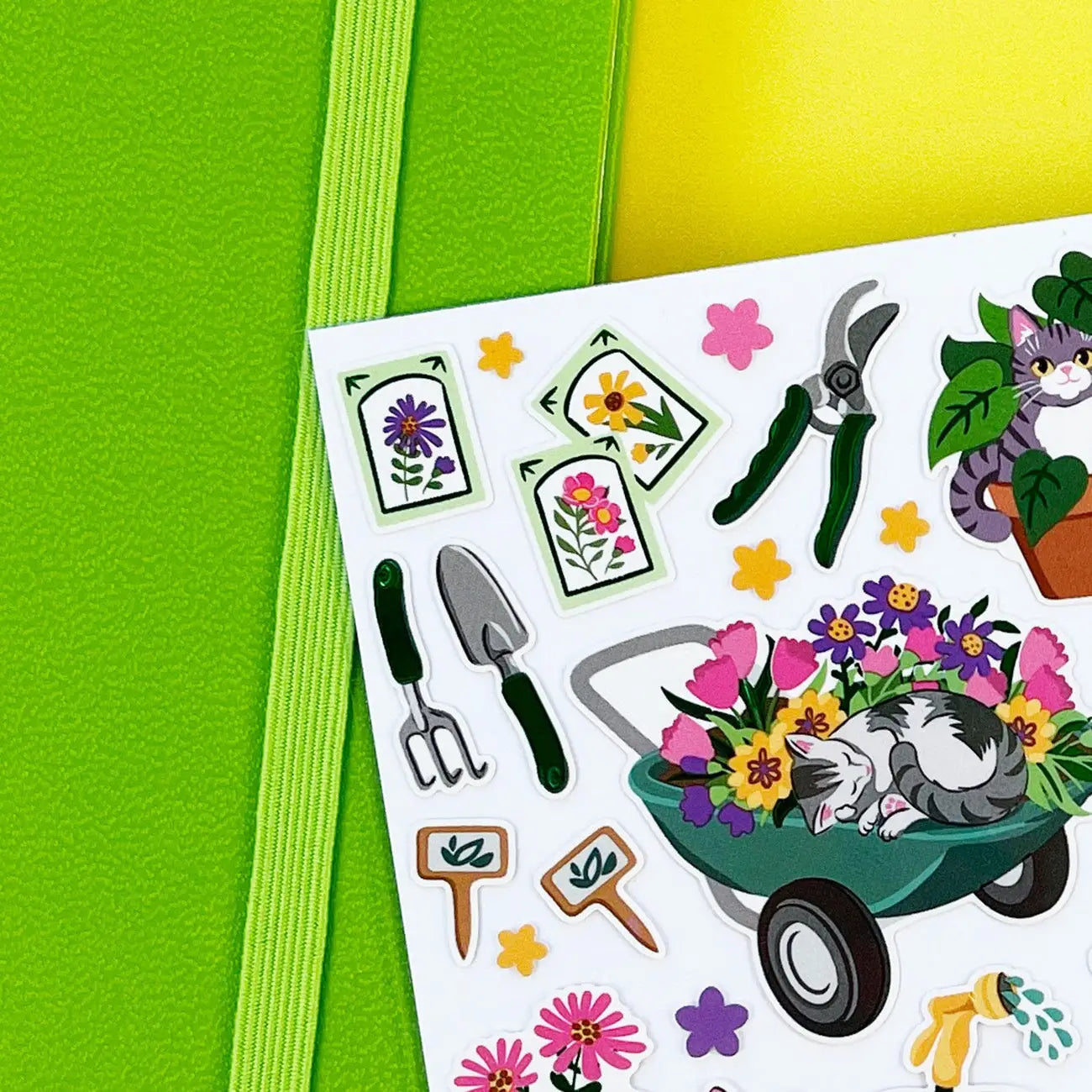 Paw-Sitive Planting Sticker Sheet - Image 2