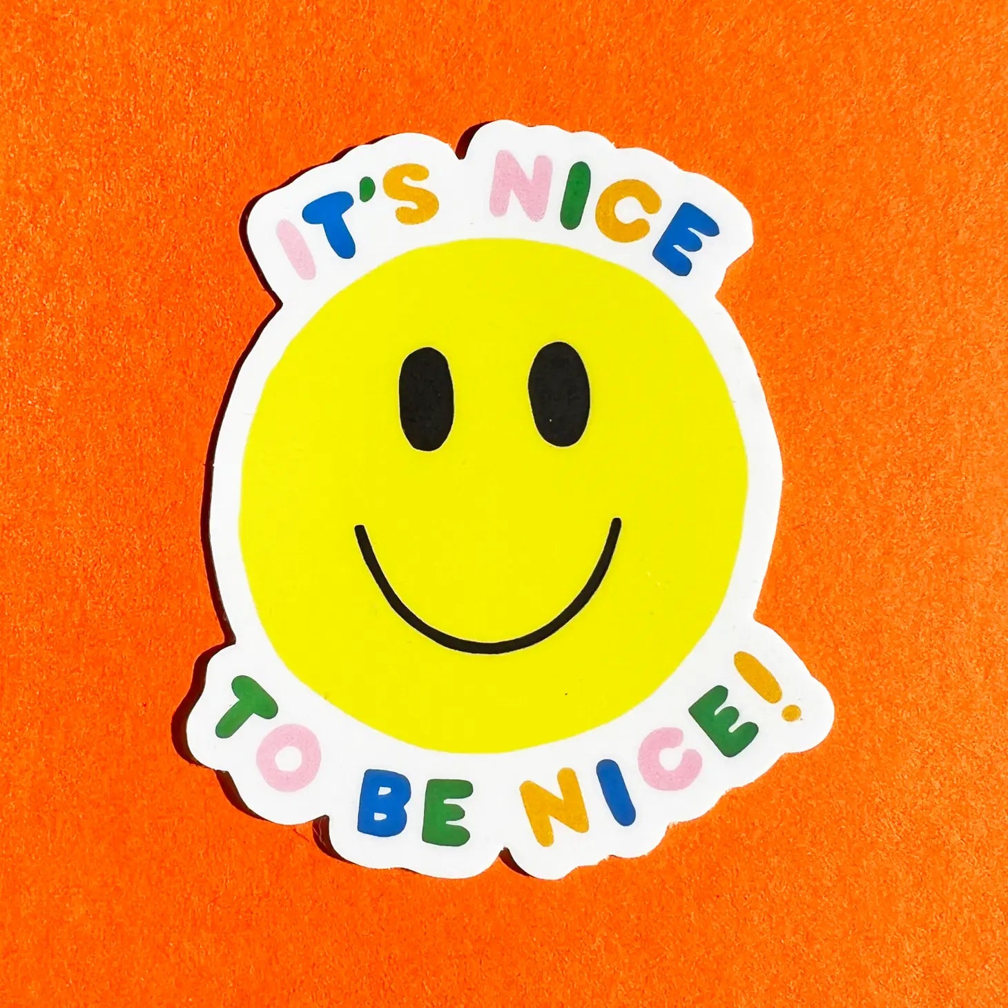 Nice to Be Nice Sticker - Image 2