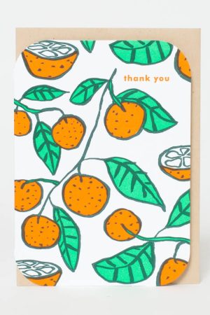 Citrus Thank You Card