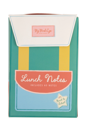 Back to School Lunchbox Notes