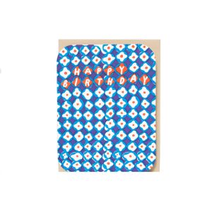 Clover Pattern Birthday Card