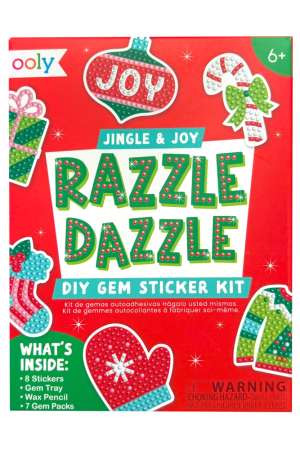 Mini Razzle Dazzle Diy Gem Sticker Kit - Jingle & Joy