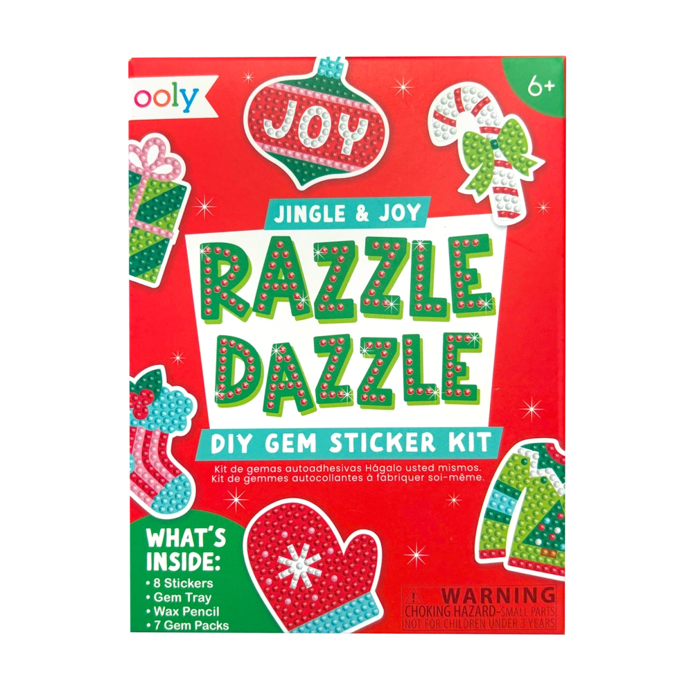 Mini Razzle Dazzle Diy Gem Sticker Kit - Jingle & Joy
