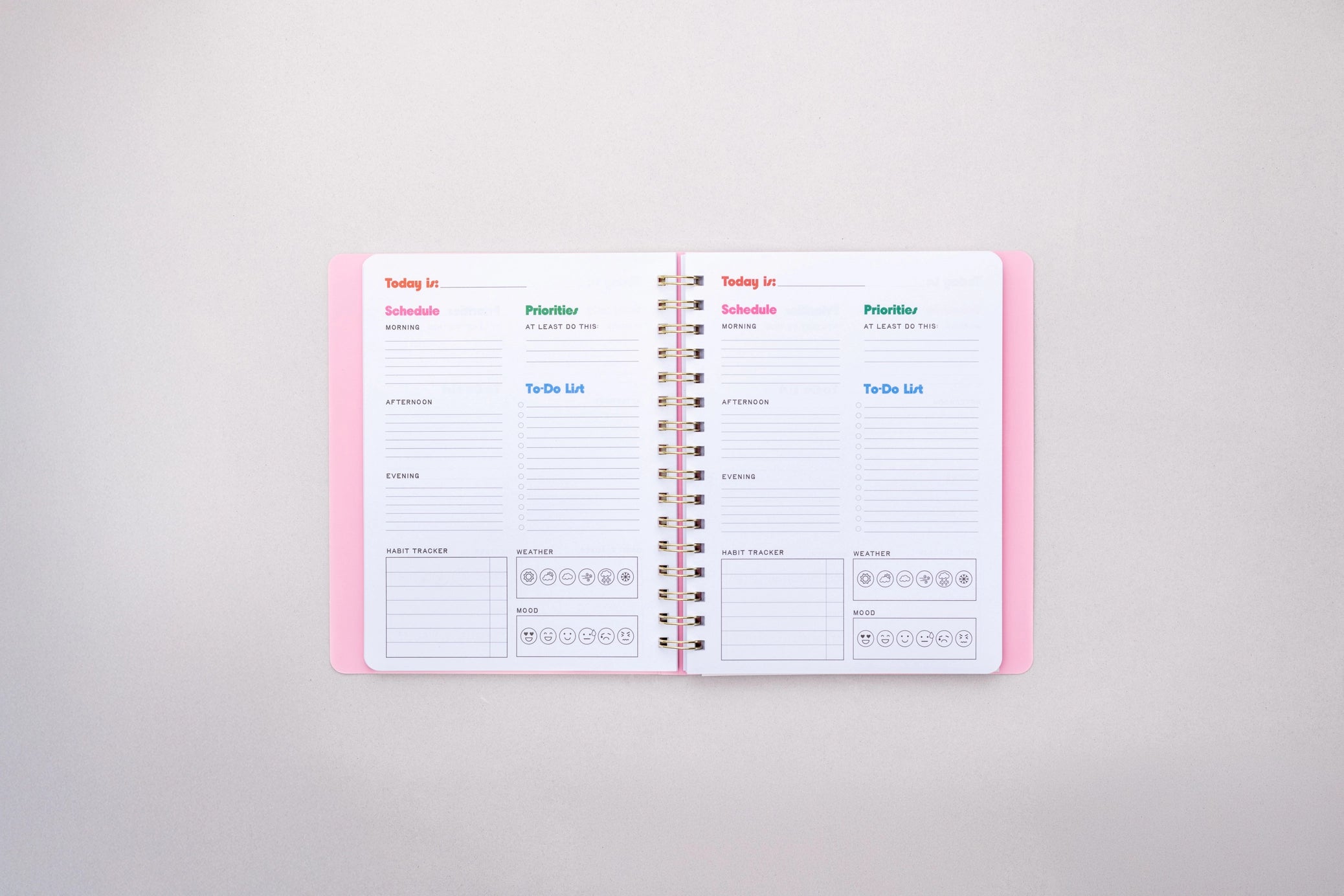 Blue Floral To Do Planner - Image 4