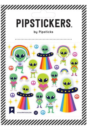 Little Green Men Sticker Sheet