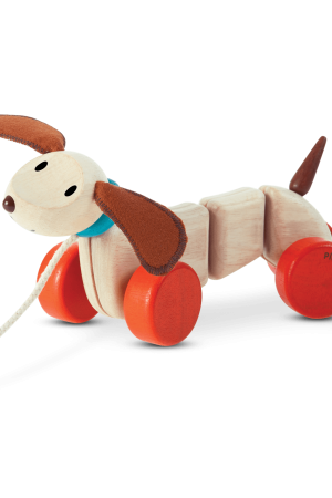 Happy Puppy Pull-Along Toy