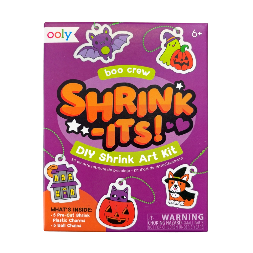 Boo Crew Mini Shrink-Its! Diy Shrink Art Kit