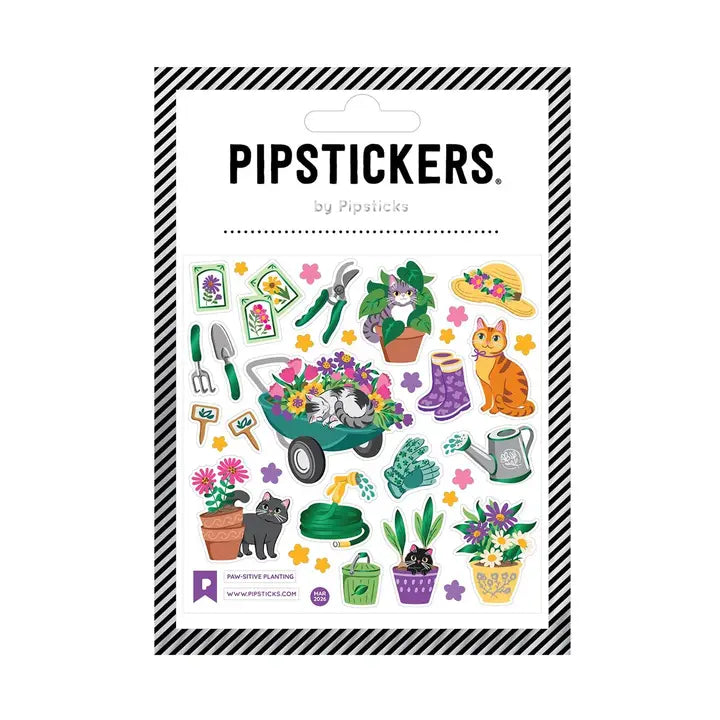 Paw-Sitive Planting Sticker Sheet