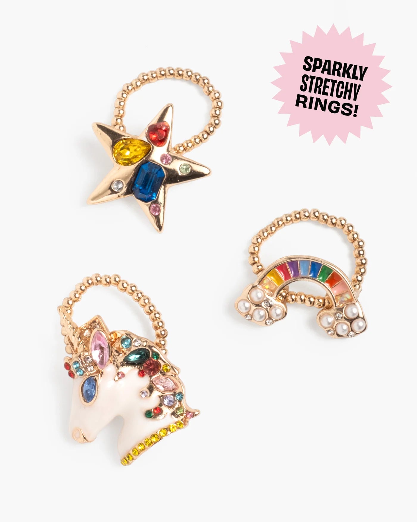 Gloss It Rainbow Lip Gloss Ring Set - Image 3