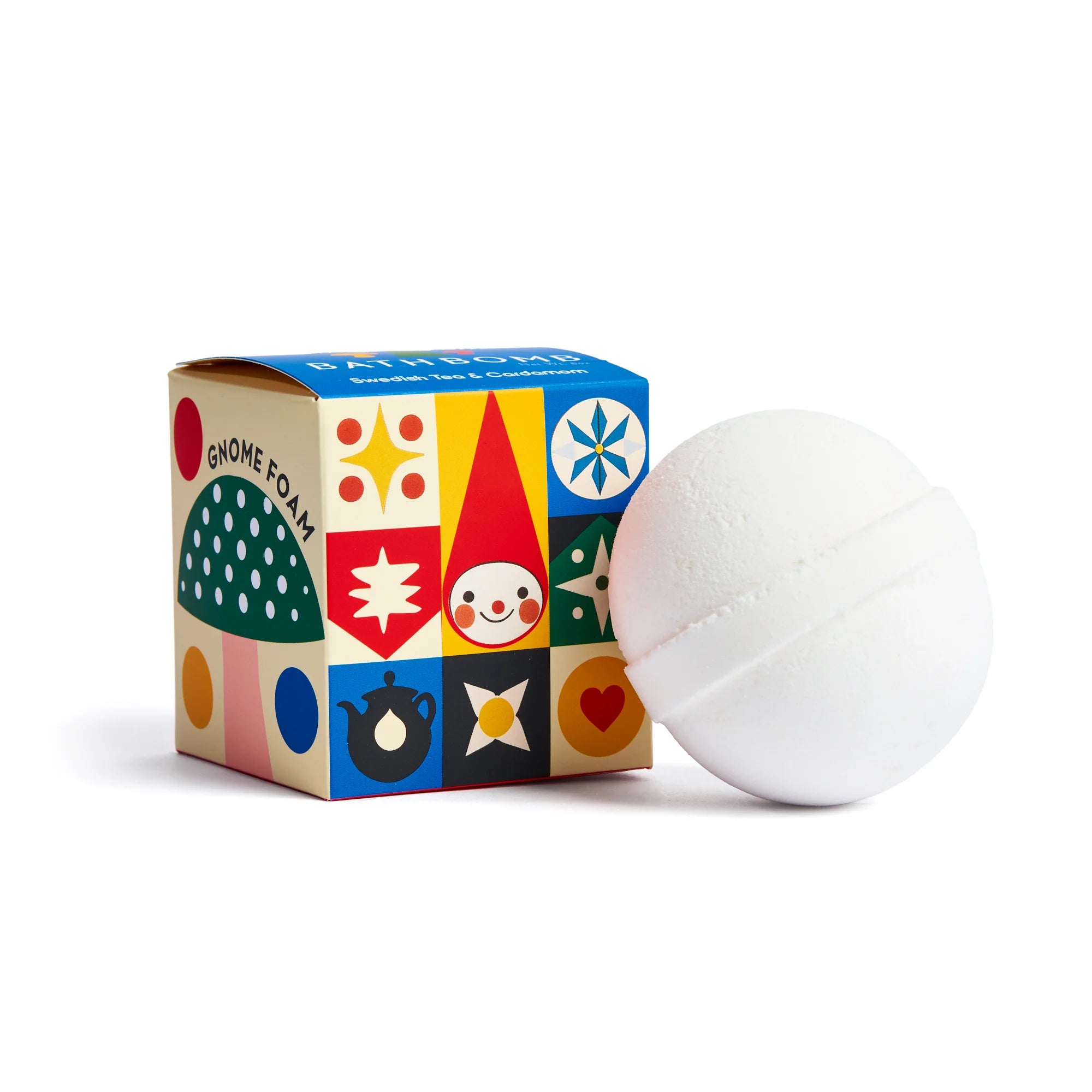 Swedish Tea & Cardamom - Gnome Foam Bath Bomb