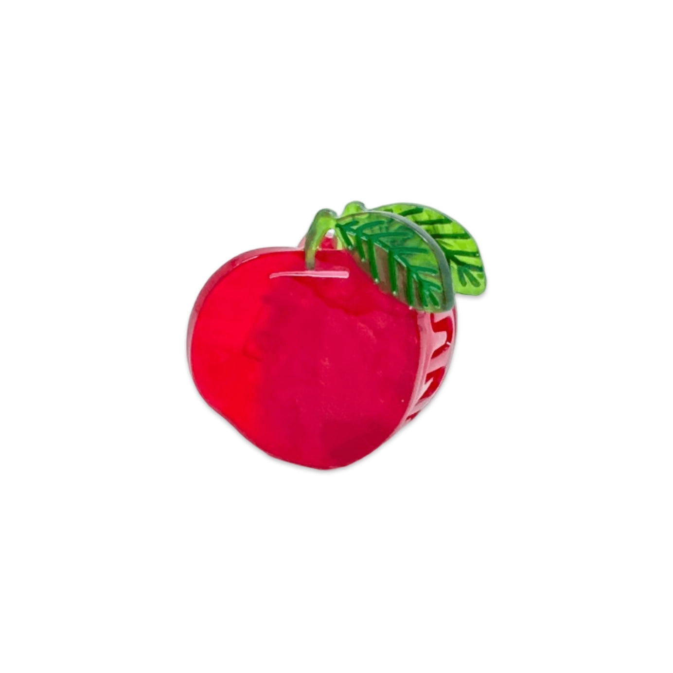 Mini Red Apple Hair Claw Clip - Image 4