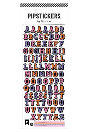 Eerie Alphabet Sticker Sheet