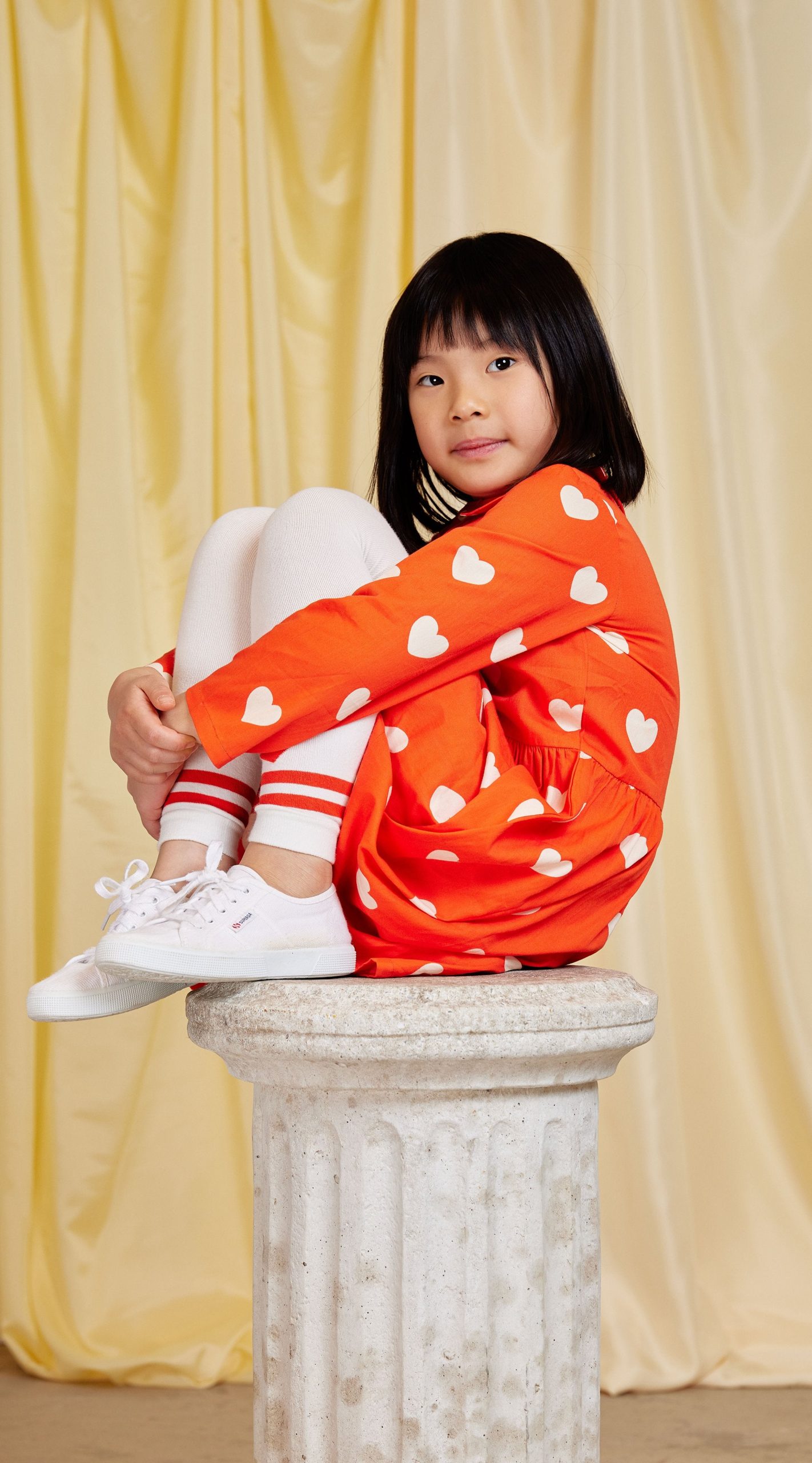 SALE Hearts Woven Dress - Image 4