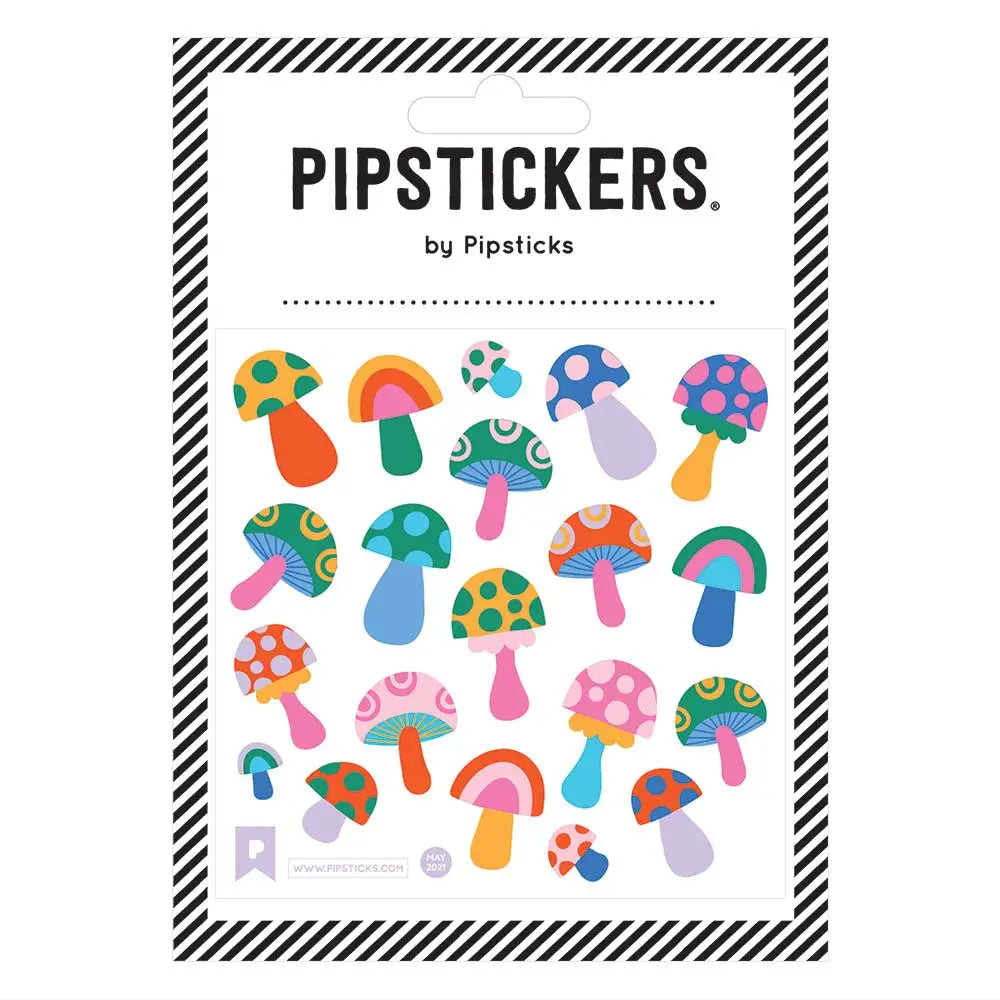 Fuzzy Mushrooms Sticker Sheet