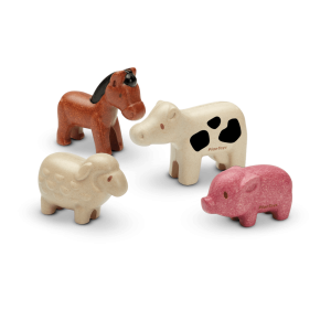 Wooden Farm Animals Set