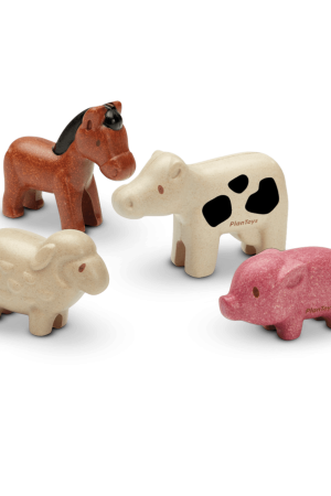 Wooden Farm Animals Set