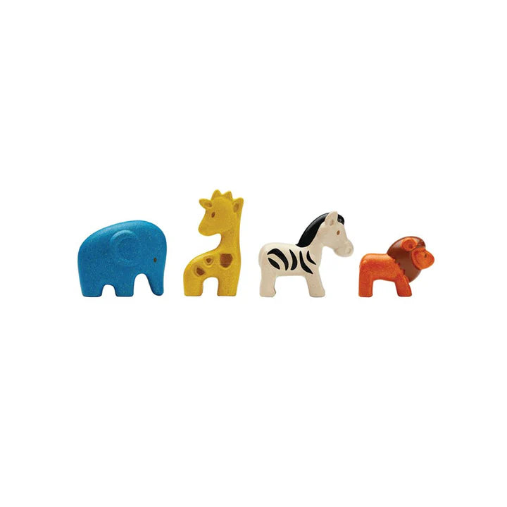 Wooden Wild Animals Set - Image 4