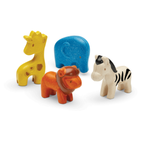 Wooden Wild Animals Set