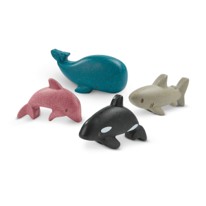 Wooden Sea Life Animals Set
