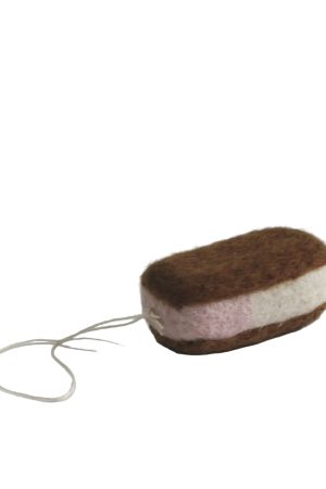 SALE Ice Cream Sandwich Ornament