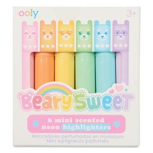 Mini Beary Sweet Scented Highlighters Markers