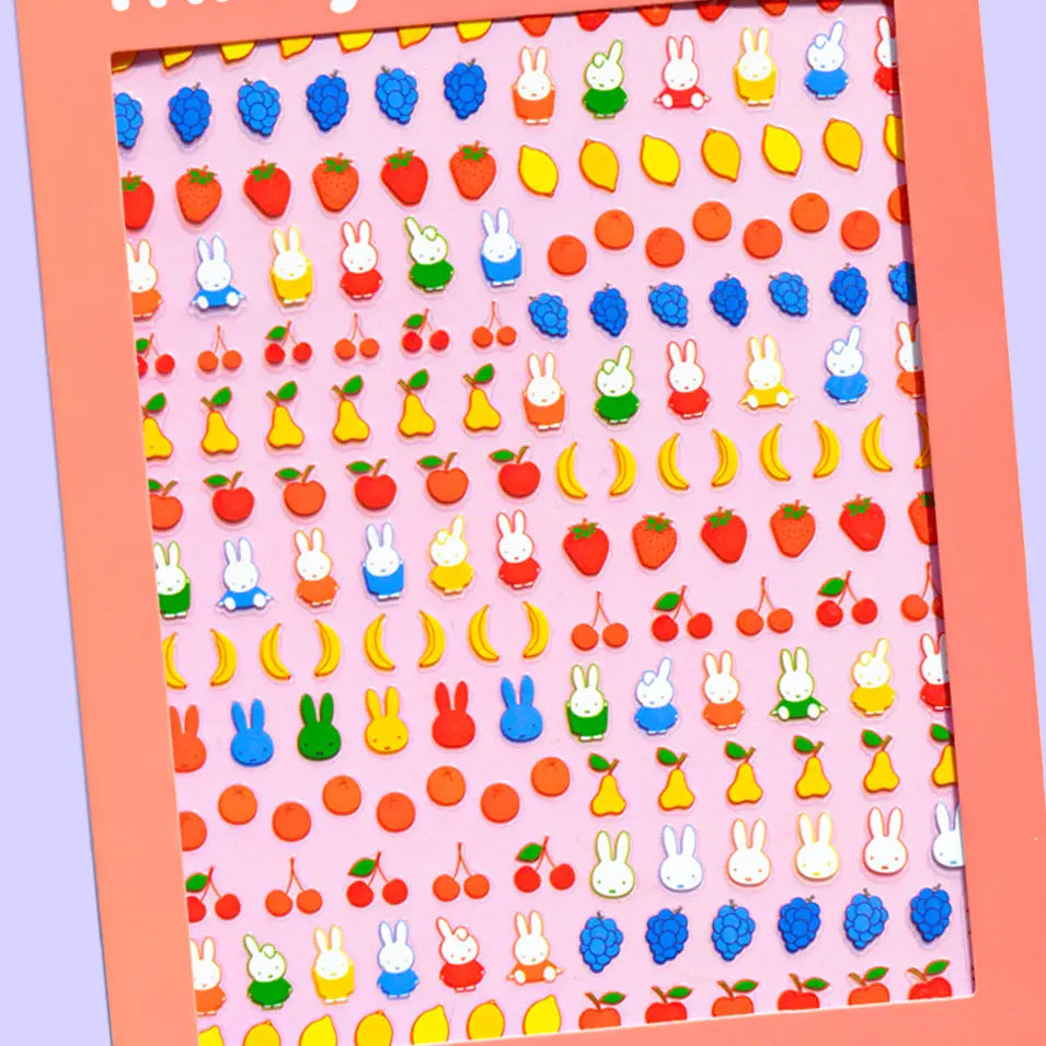 Miffy's Fresh Fruit Nail Stickers - Image 3