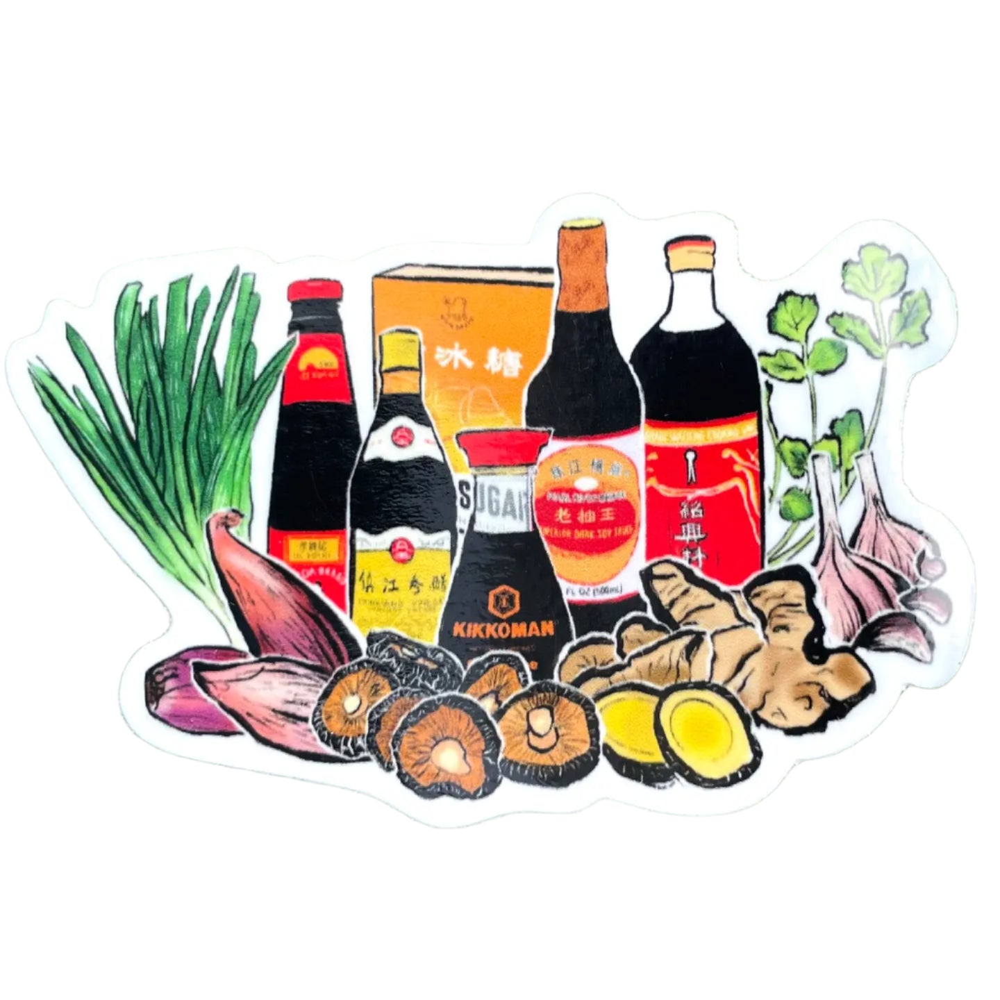 Asian Sauces Sticker