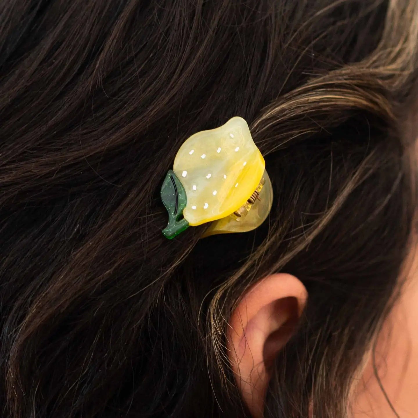 Mini Lemon Hair Claw - Image 3