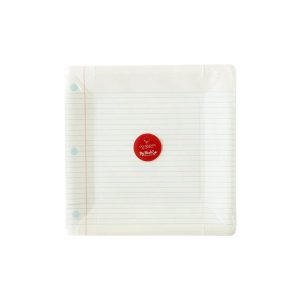 Notebook Paper Plates