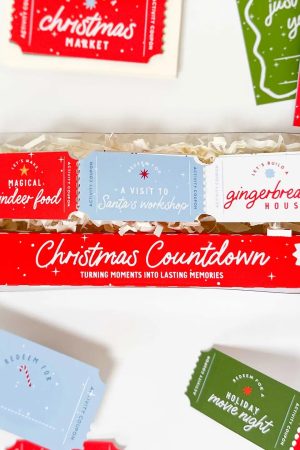 SALE Activity Coupons - Christmas Countdown for Kids by Curated for You Gifts