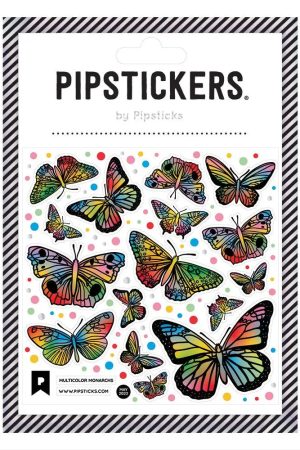 Multicolor Monarchs Sticker Sheet