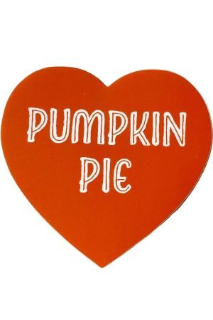 Pumpkin Pie Heart Sticker