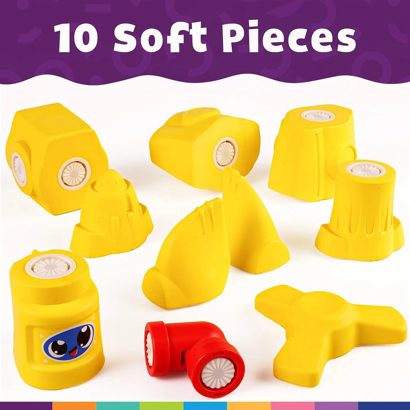 Submarine Bath Toy Set Magnetic Foam Blocks - Image 5