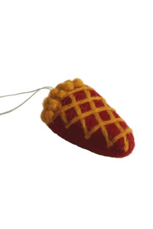 SALE Cherry Pie Slice Ornament