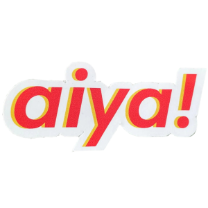 Aiya 哎呀 Glossy Vinyl Sticker