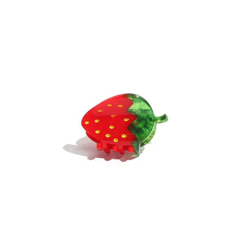 Mini Strawberry Hair Claw - Image 8