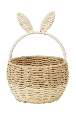 SALE Small Bunny Ears Basket