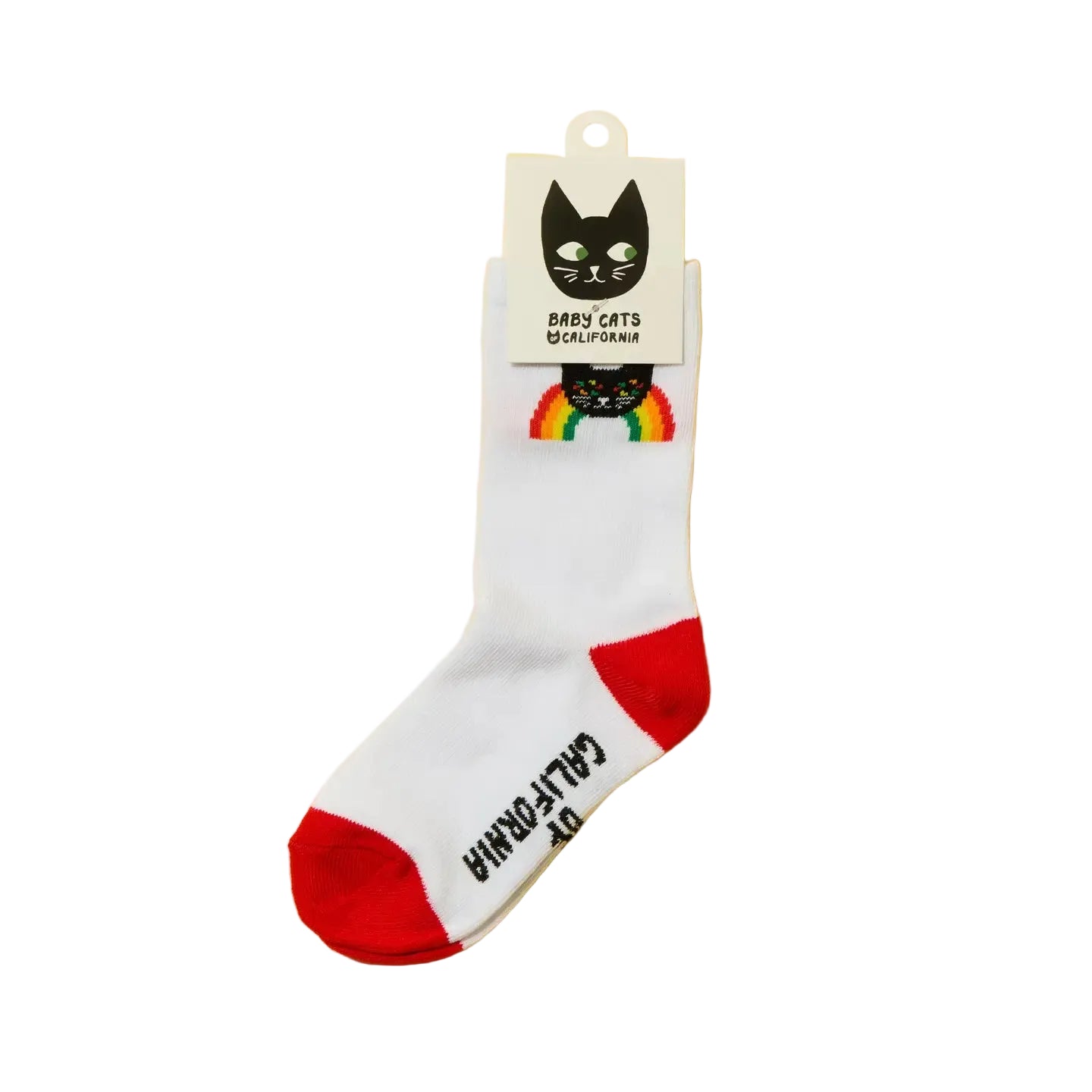Kids Rainbow Cat Socks