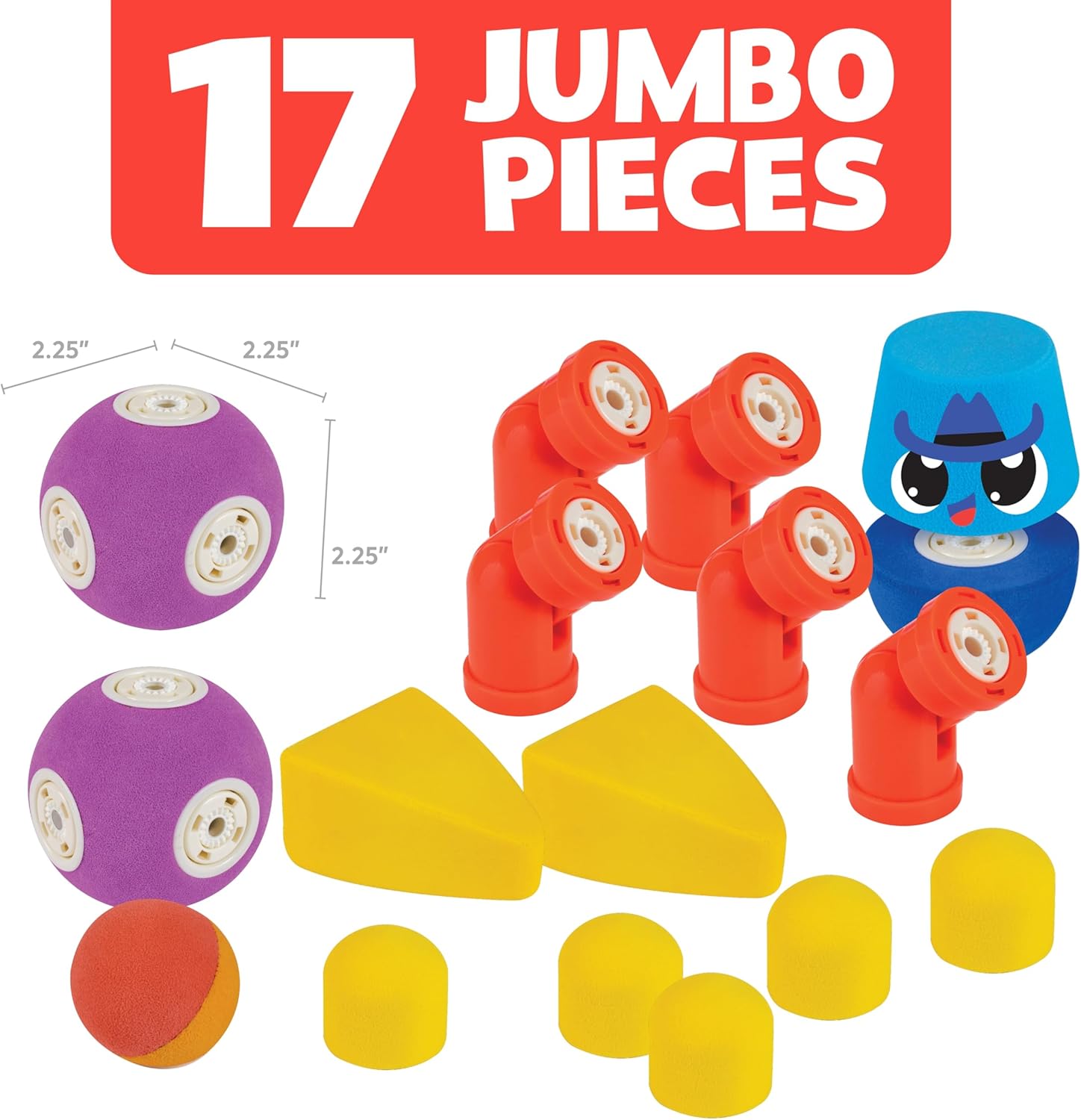 Critter Set Magnetic Foam Blocks - Image 2