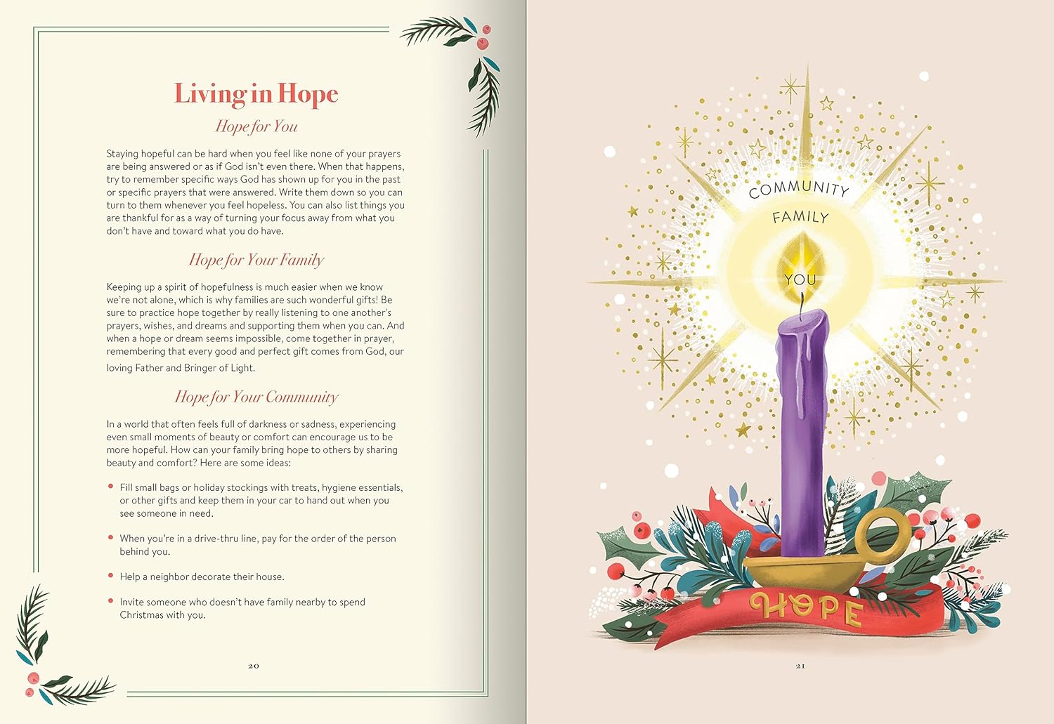 SALE'Tis the Season Family Advent Activity Book: Devotions. Recipes. and Memories of the Christmas Season by Ink & Willow - Image 2
