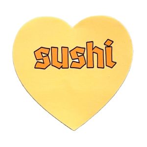 Sushi Heart Sticker