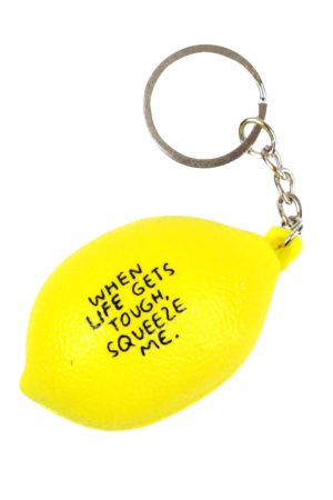 Lemon Stress Ball Keychain