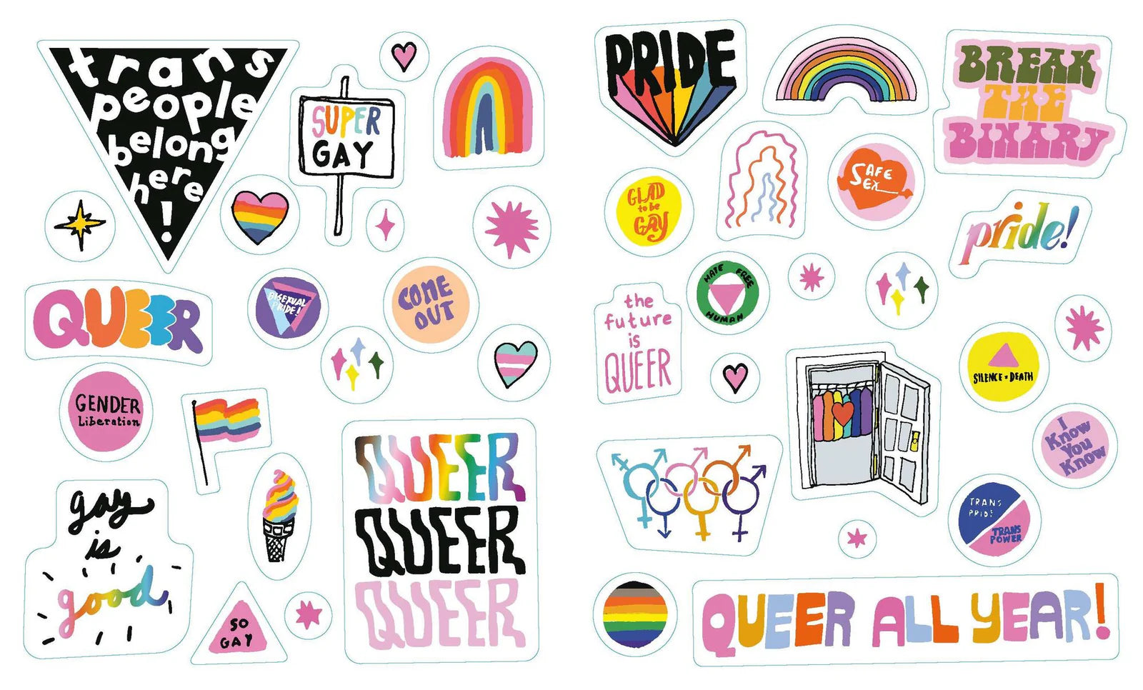 The Big Book of Queer Stickers: Includes 1.000+ Stickers! - Image 5