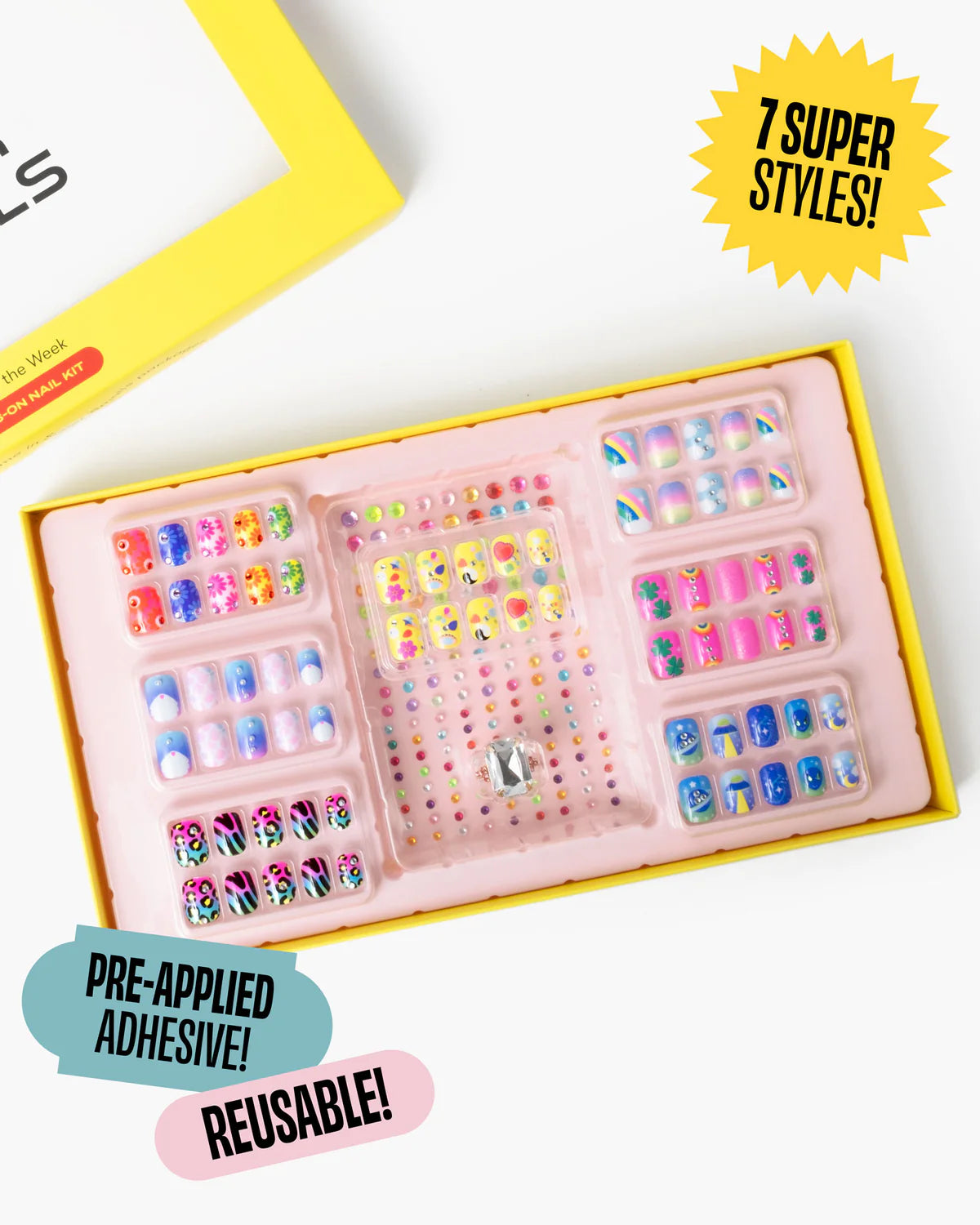 Days of the Week Press On Nail Kit - Image 2