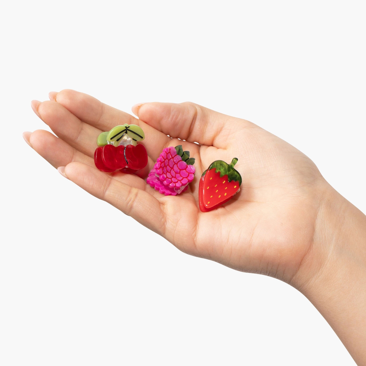 Micro Berry Basket Hair Claw Clip Set - Image 5