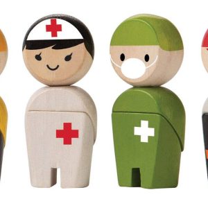 Rescue Crew Wooden Dolls