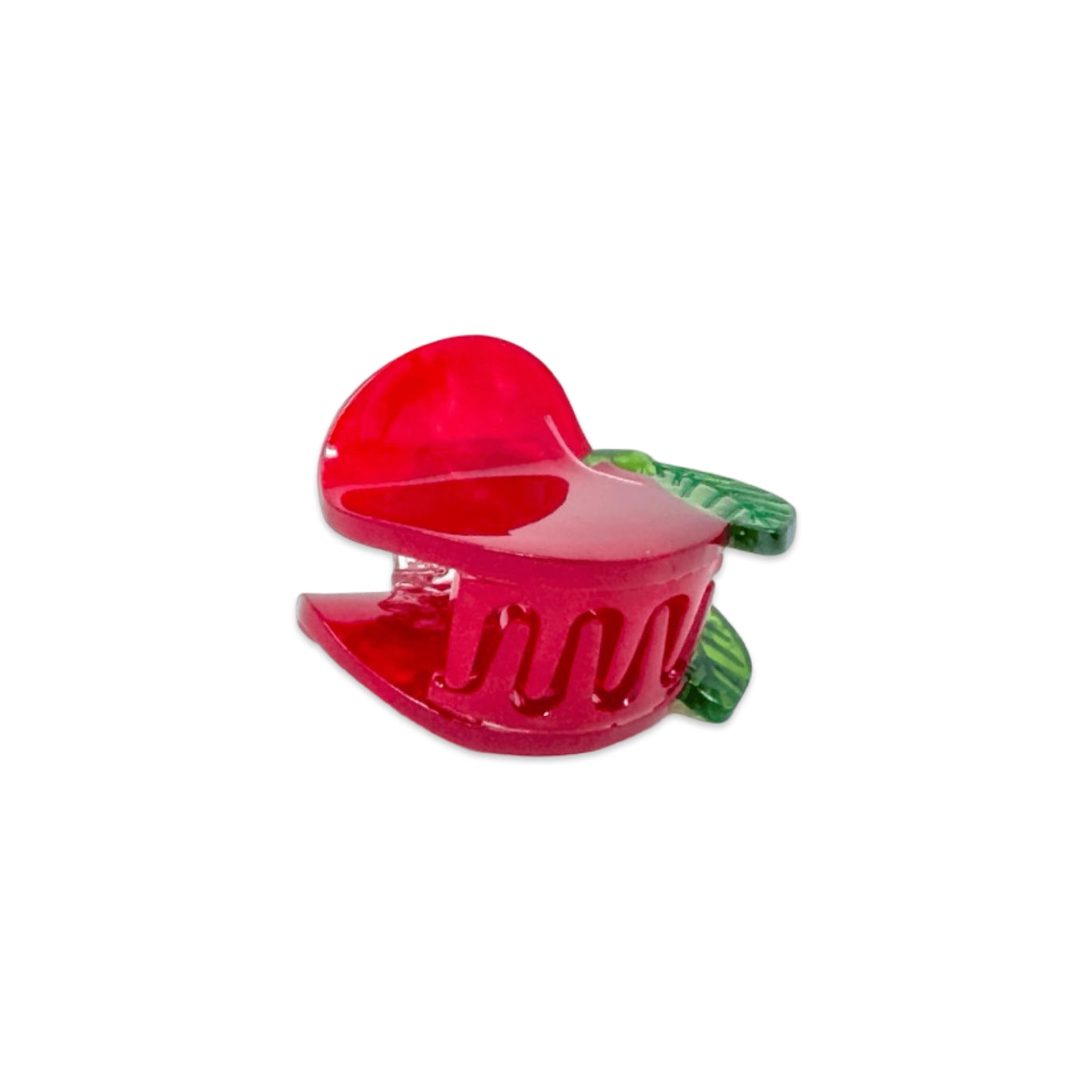 Mini Red Apple Hair Claw Clip - Image 5