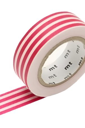 Raspberry Stripe Washi Tape