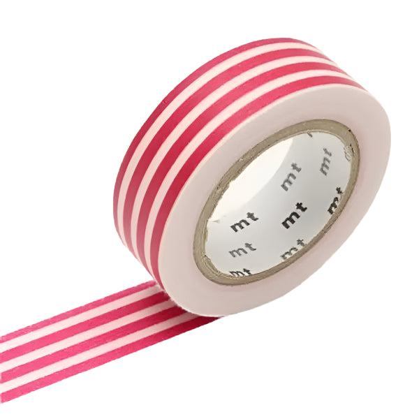 Raspberry Stripe Washi Tape