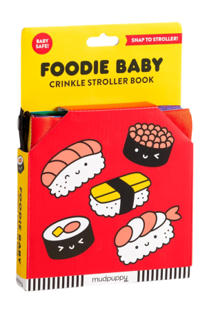 Foodie Baby Crinkle Stroller Book
